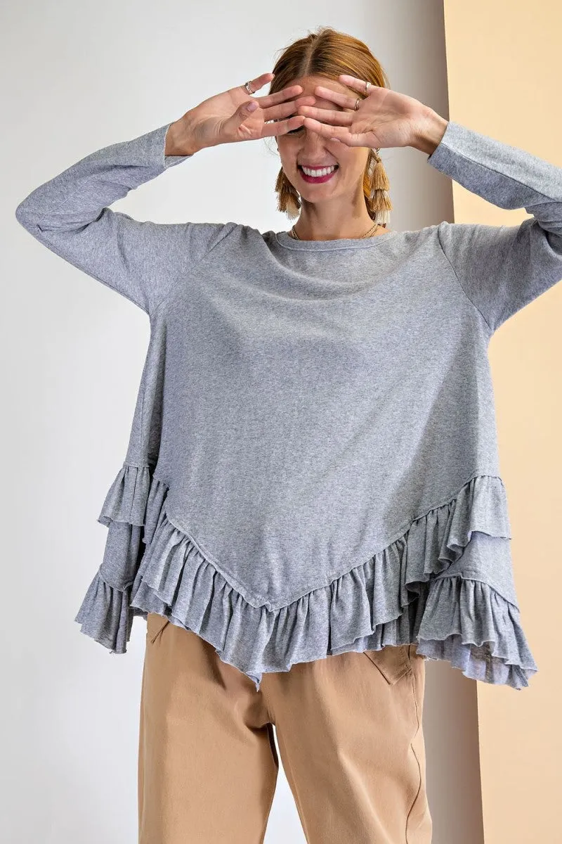 15492   Tammy Double-Ruffle Tunic