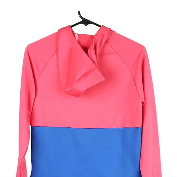 Age 13-14 Adidas Spellout Track Jacket - Large Pink Polyester