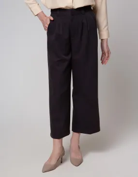 Annisa Long Pants Twill With Pleats In Front