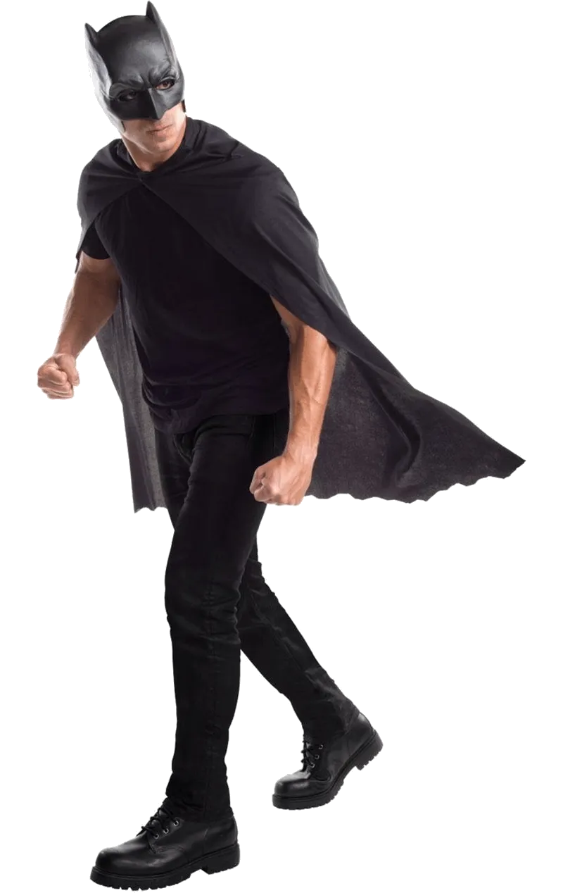 Batman Facepiece & Cape - Adult