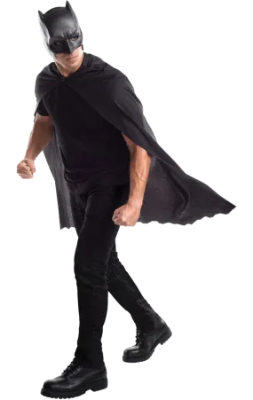 Batman Facepiece & Cape - Adult