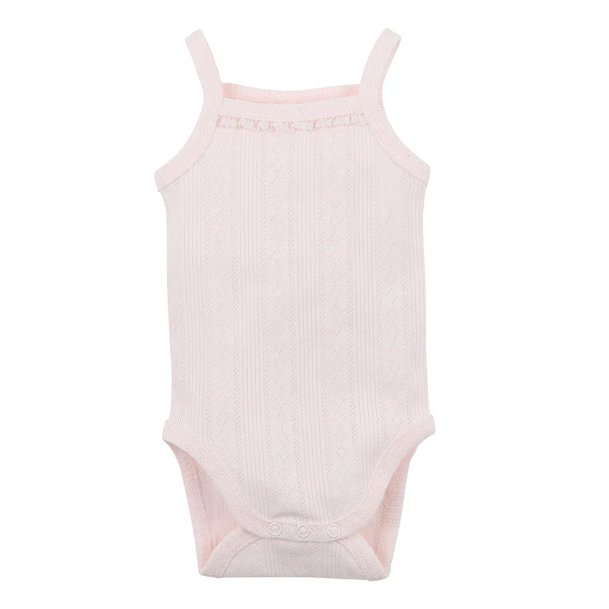 BEBE PINK POINTELLE BODYSUIT