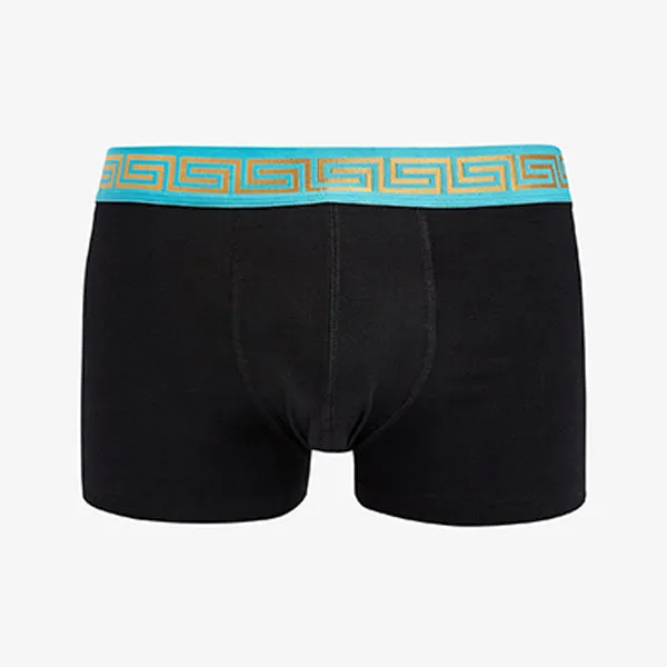 Black Gold Pattern Waistband Hipster Boxers 4 Pack