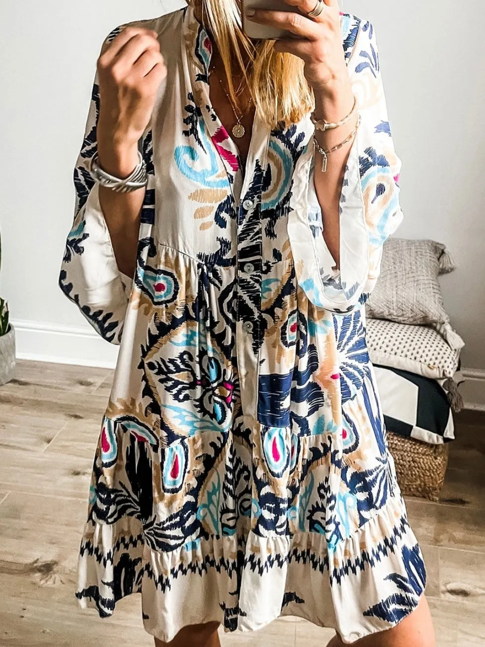 Boho Destination Tunic Dress