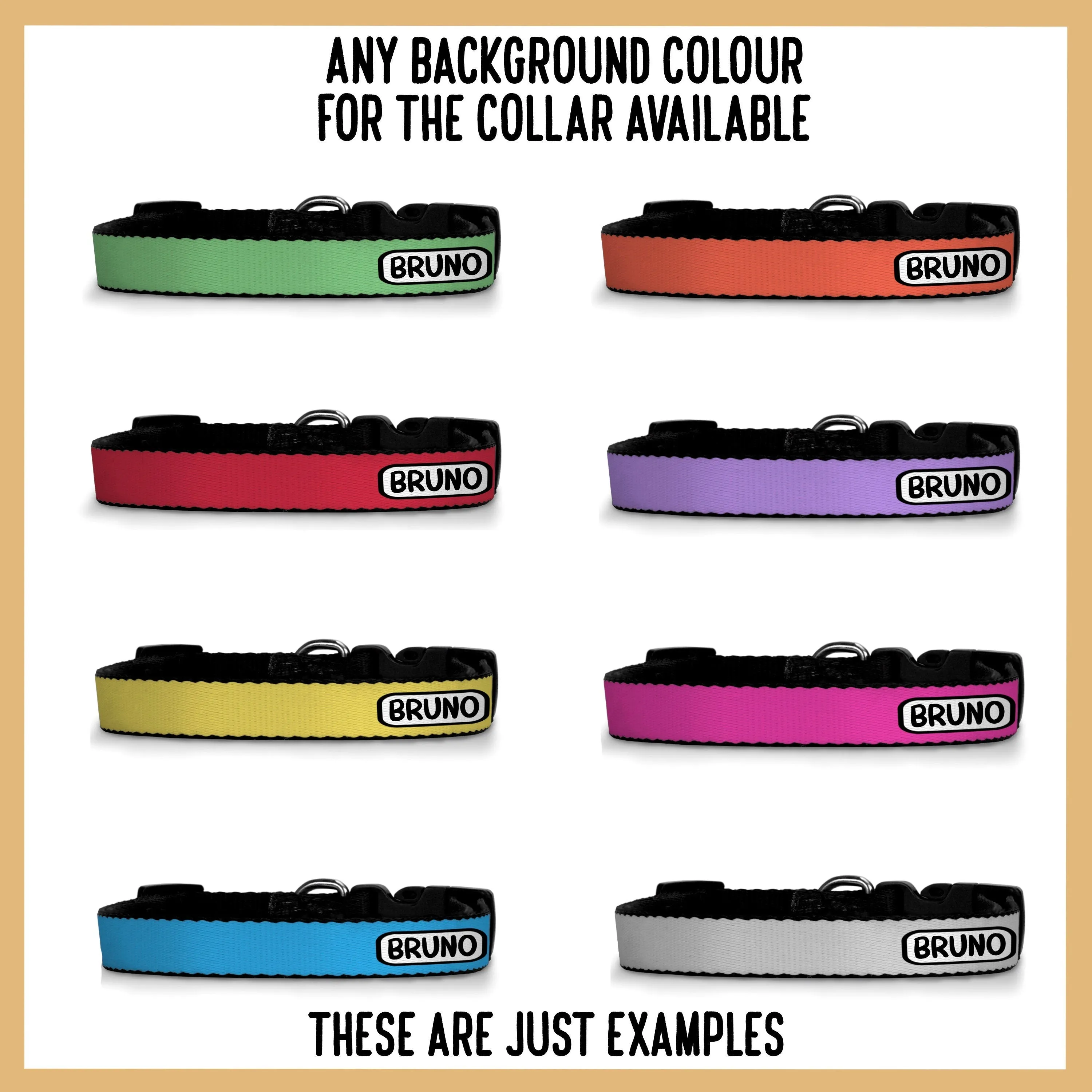 Borzoi Dog Collar/ Custom Russian Borzoi Face Pattern Dog Collar/ Sublimation Dog Collar/ Large Dog Breed Collar/ Borzoi Owner Present Idea
