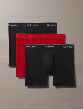 Calvin Klein MC HOLIDAY FASHION Mens 3 Pack Boxer Briefs Multicoloured