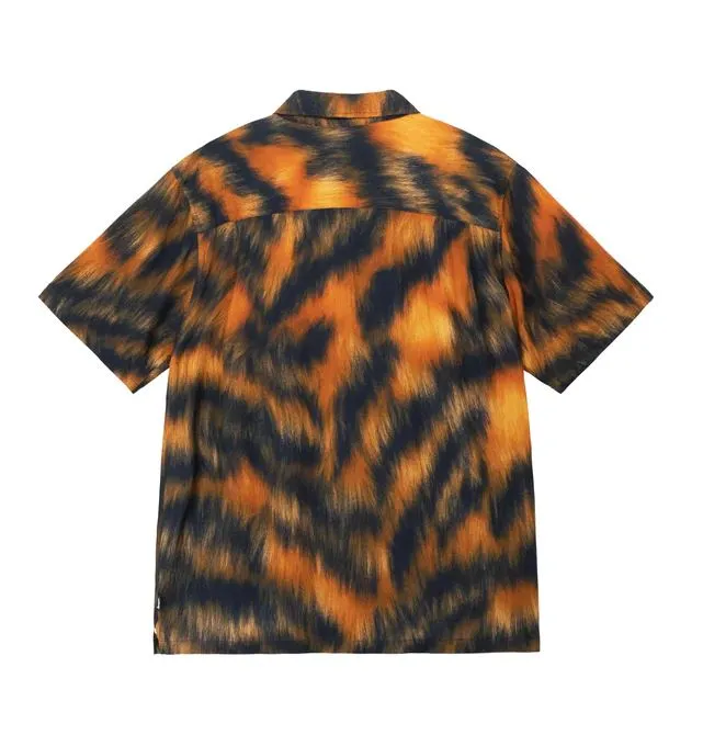 Camisa Stussy Fur Print Tiger