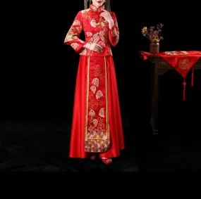 Chinese traditional wedding dress
