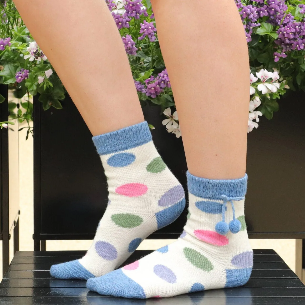 Chloe Spot Socks