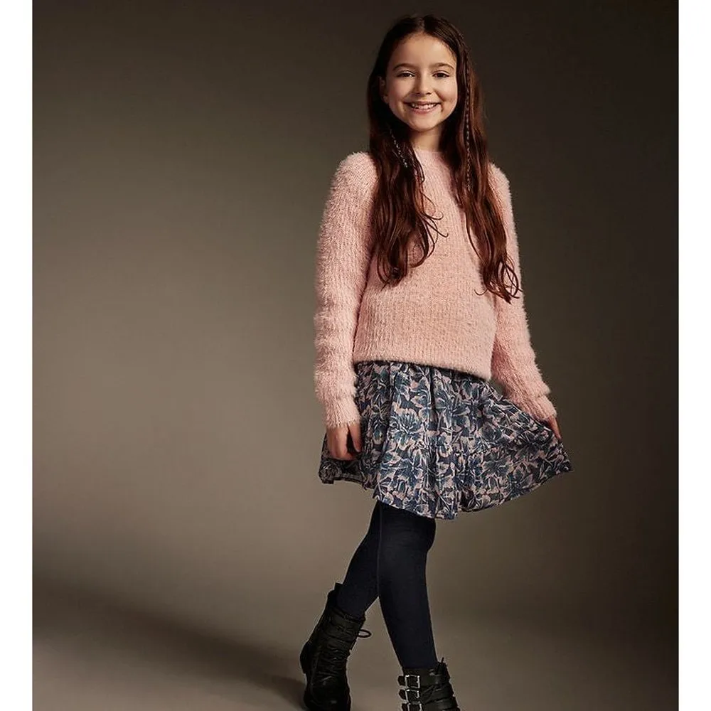 Creamie Girls Pullover Knit Glitter