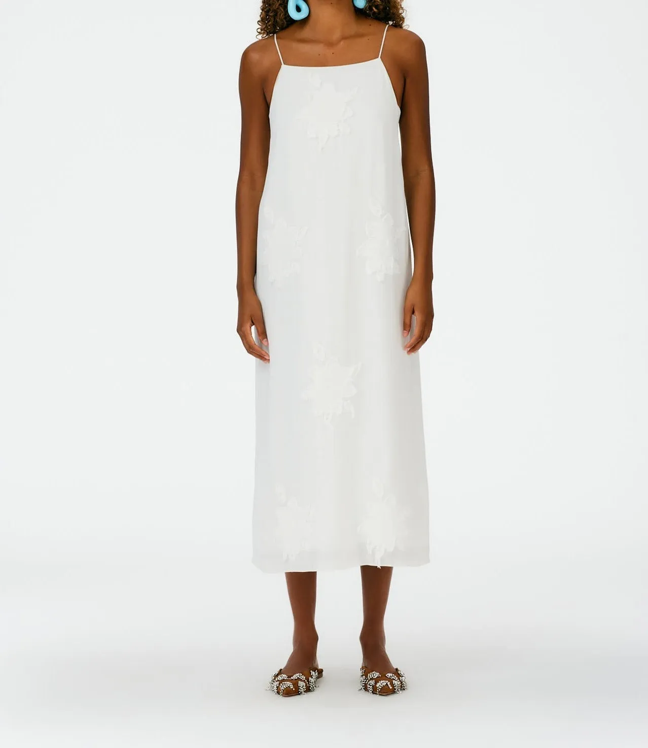 Dahlia Fil Coupe Slip Dress