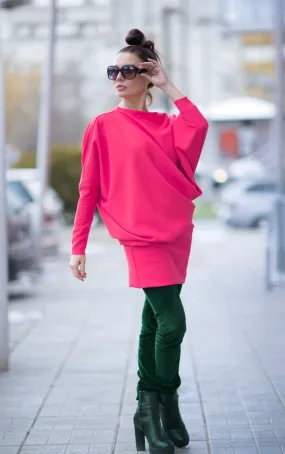 Dolman sleeve Dress CAMEL