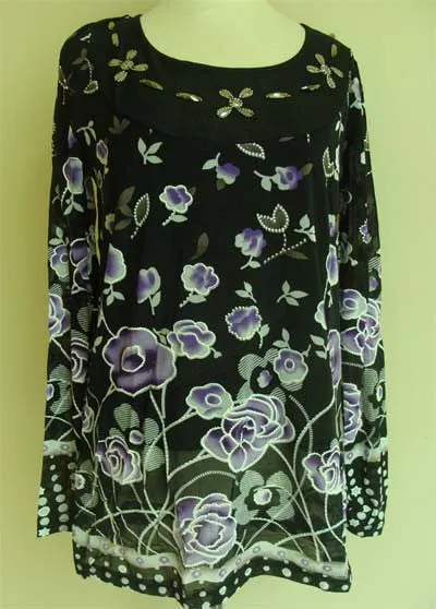 Elegant Beaded A-line Tunic