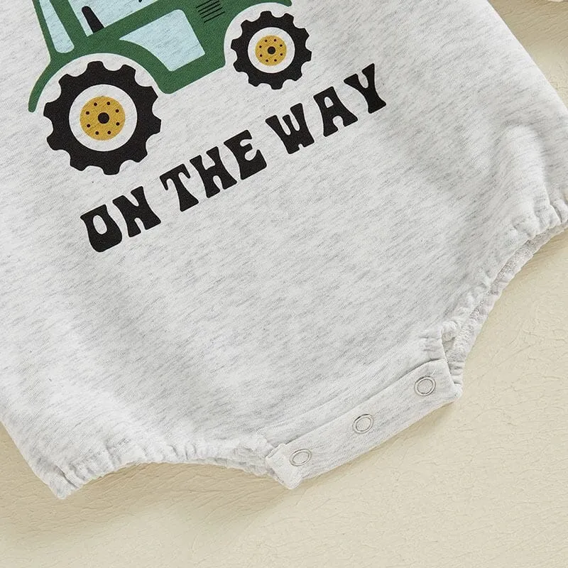 Farm Help On The Way Baby Bodysuit