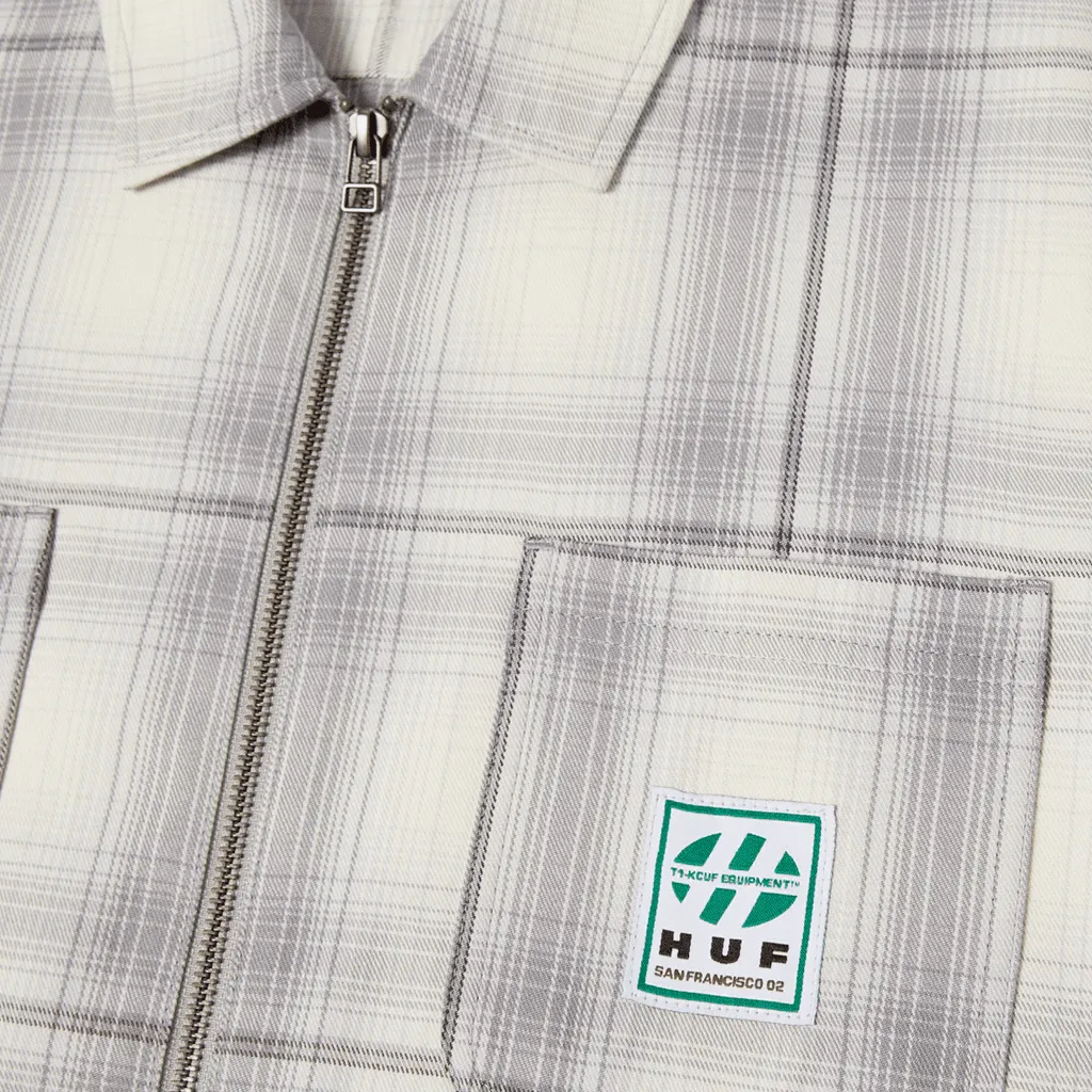Fillmore plaid shacket - Grey