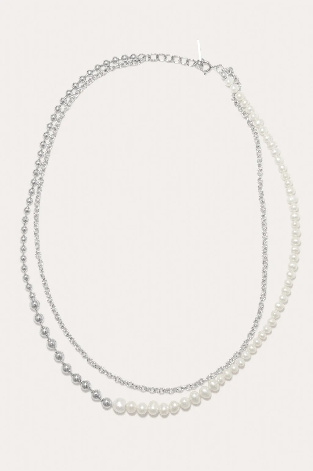 Forgotten Seas - Pearl and Sterling Silver Necklace