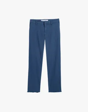 Frank & Eileen Wicklow Italian Chinos in Deep Sea (Italian Performance Twill)