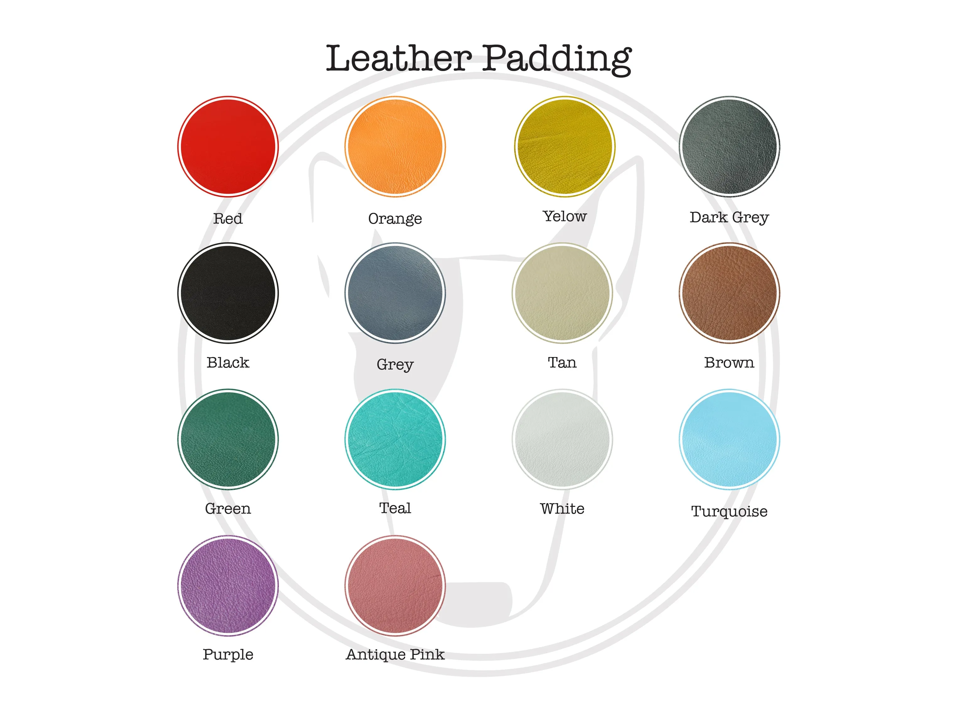 Fully Customizable Padded Quick Release Leather Dog Collar