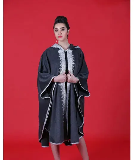 Gray cape with sfifa