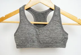 Grey Melange Sports Bra