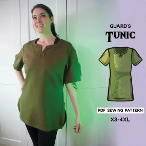 Guard's Tunic Sewing Pattern/Downloadable PDF and Tutorial Book