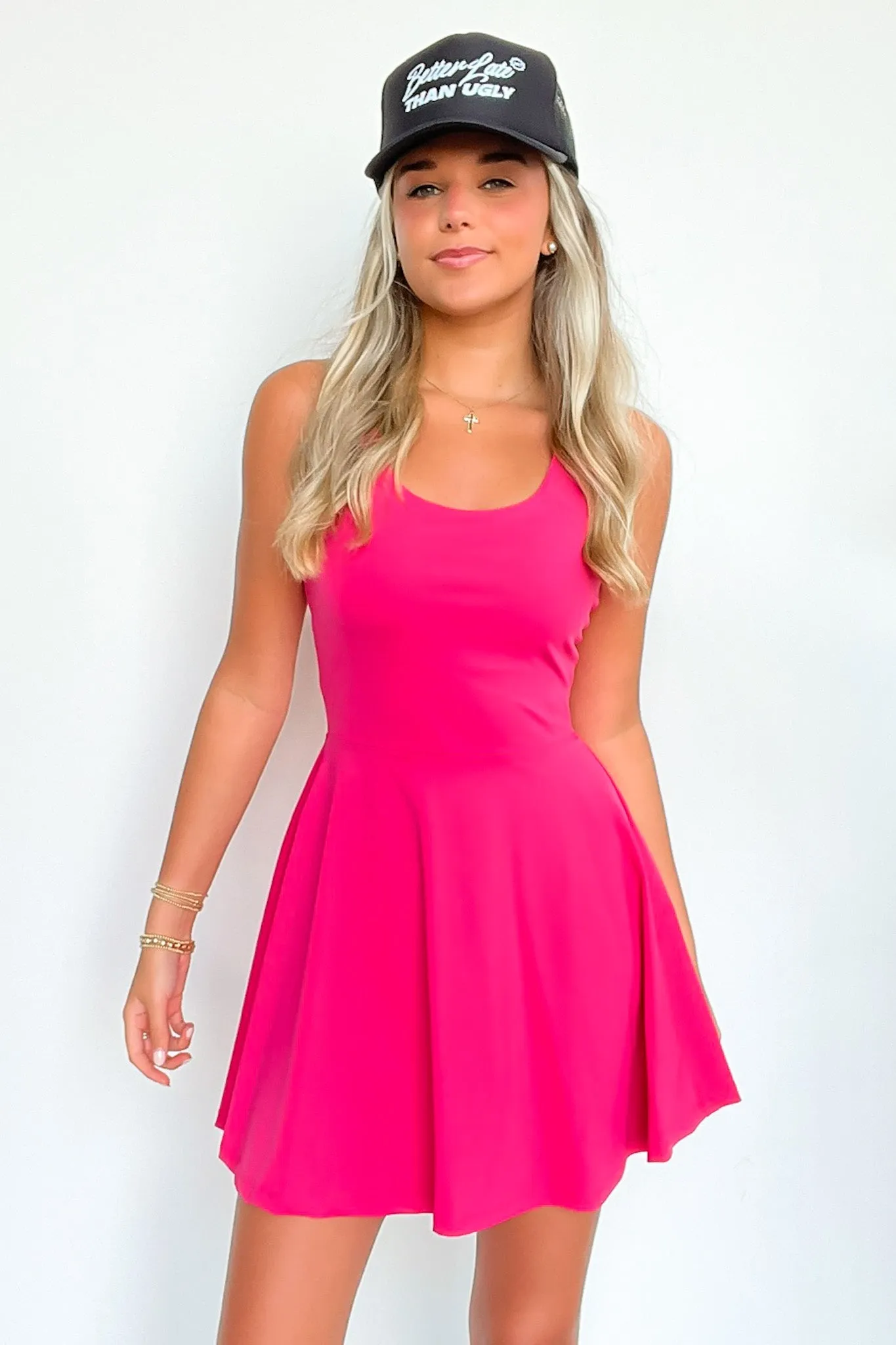 Halie Scoop Neck Active Dress - FINAL SALE
