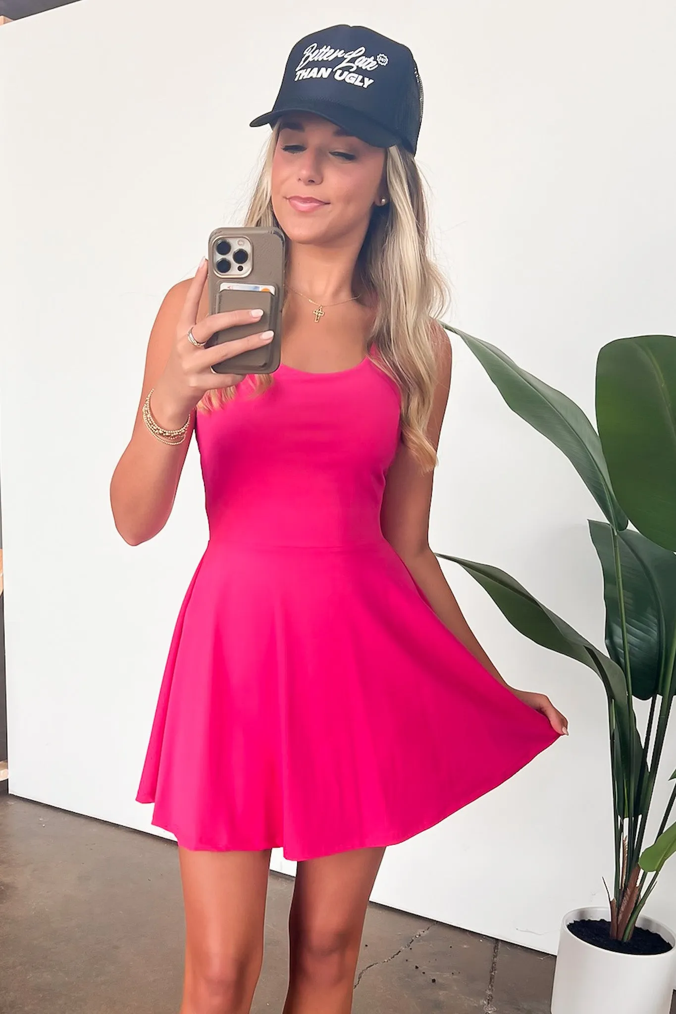 Halie Scoop Neck Active Dress - FINAL SALE