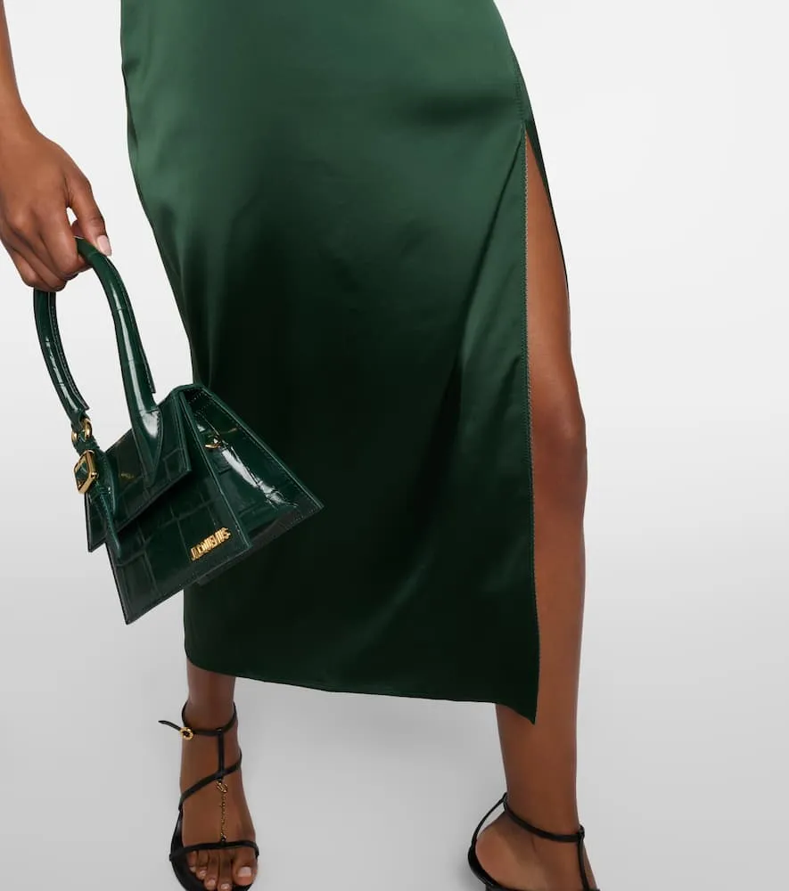 Jacquemus La Robe Notte satin slip dress