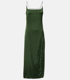 Jacquemus La Robe Notte satin slip dress