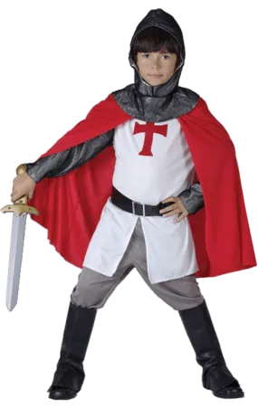 Kids Crusader Knight Costume