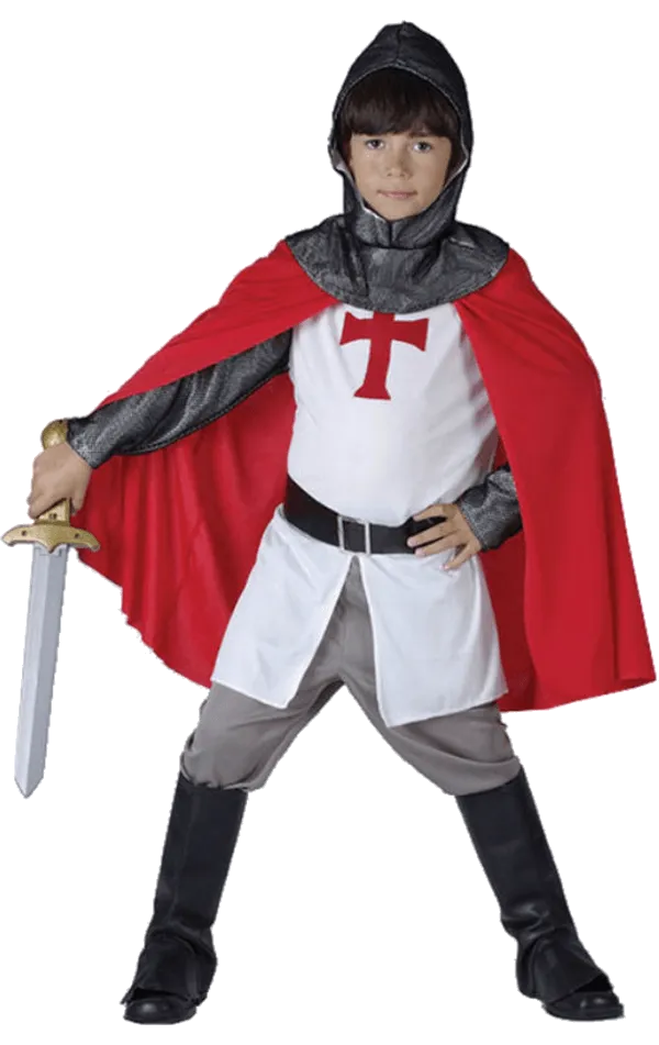 Kids Crusader Knight Costume