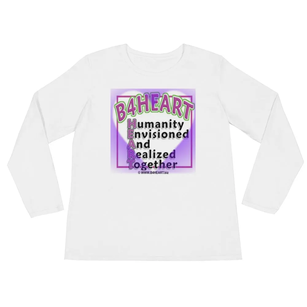 Ladies’ Long Sleeve B4HEART Heart T-Shirt