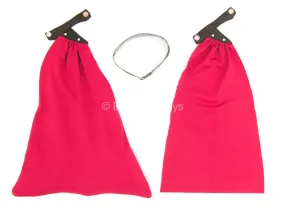 Lightning Girl - Red Capes w/Brown Chest Belt