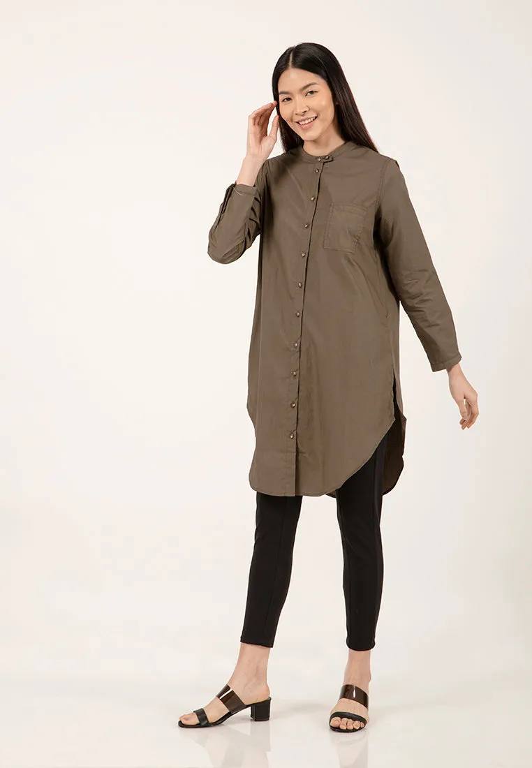 Loose Olive Tunic