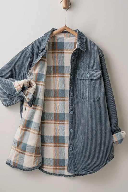 Loraine Reversible Shacket (4 color ways)