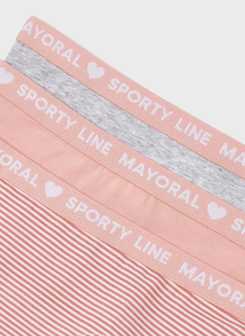 Mayoral Girls 3 Pack Underwear:  Size 2 to 16