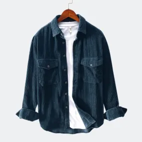 Men Shirts 2021 Spring Autumn Fashion Brand Japan Style Slim Fit Vintage Shirt Male Casual Loose Long Sleeve Shirt Tops