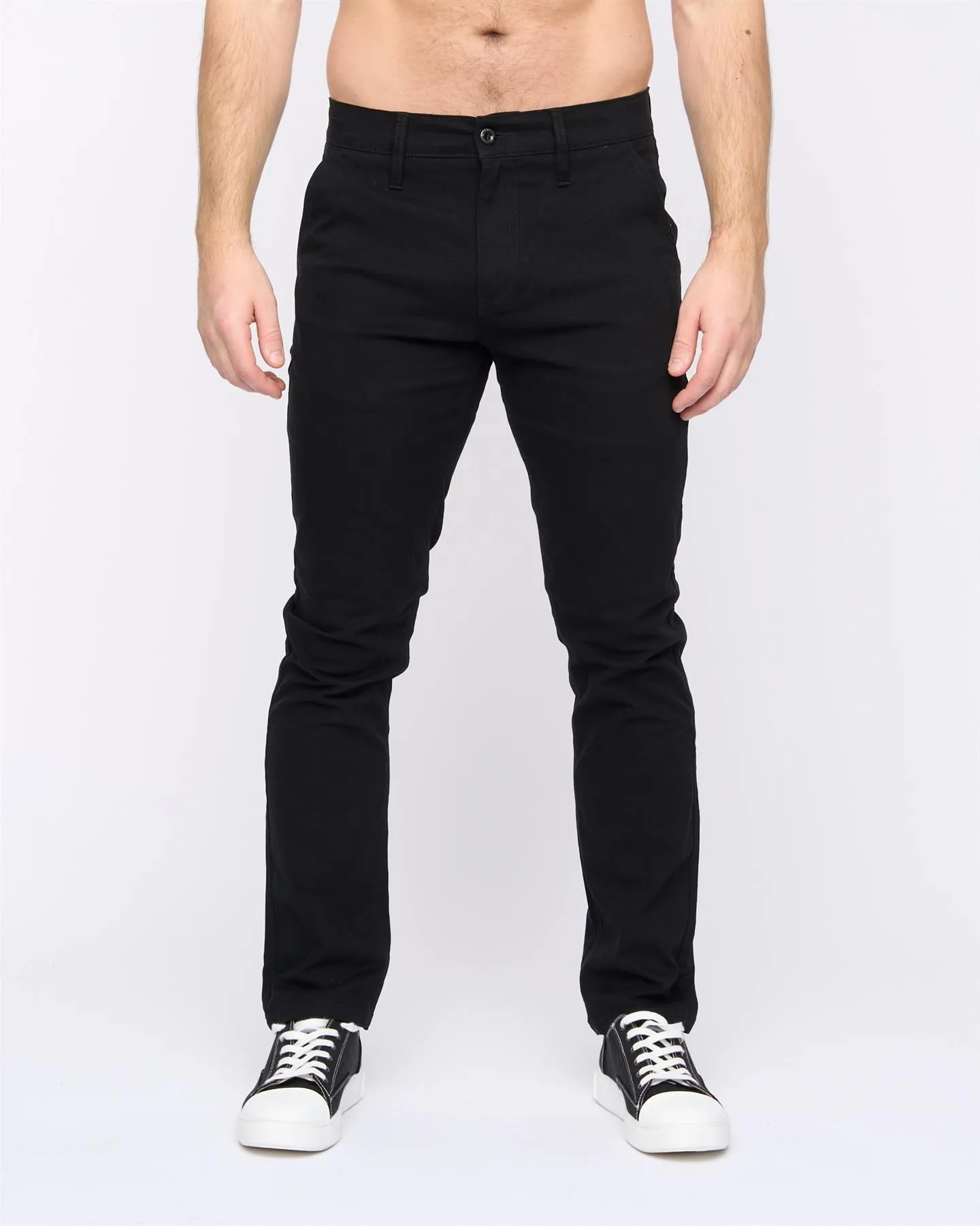 Mens Moretor Chinos Black