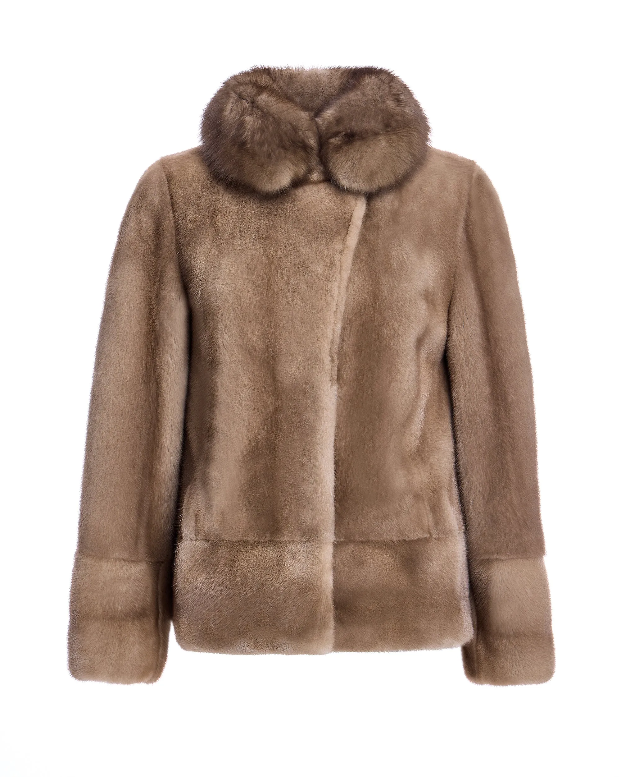 Mink Jacket with Sable Collar