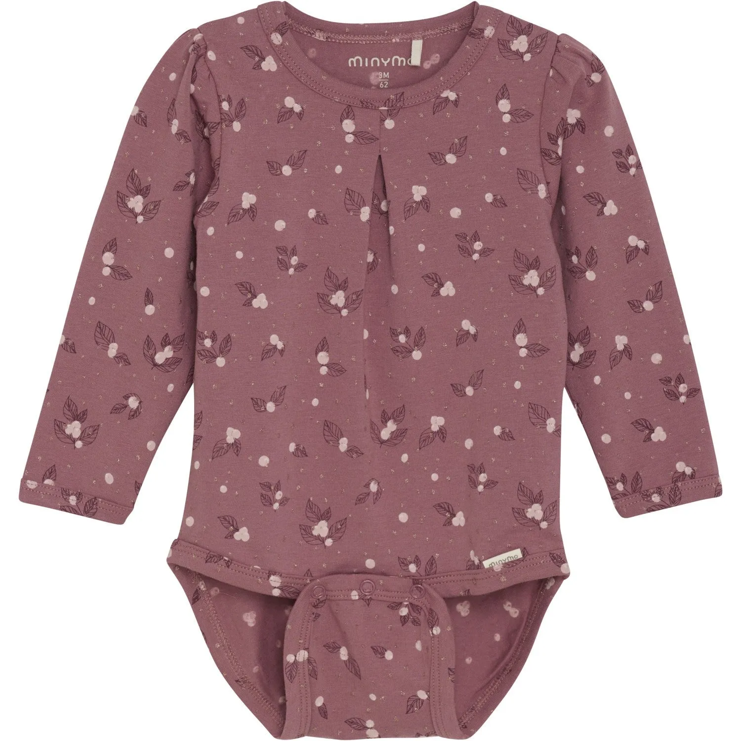 Minymo Deco Rose Bodysuit Ls AOP