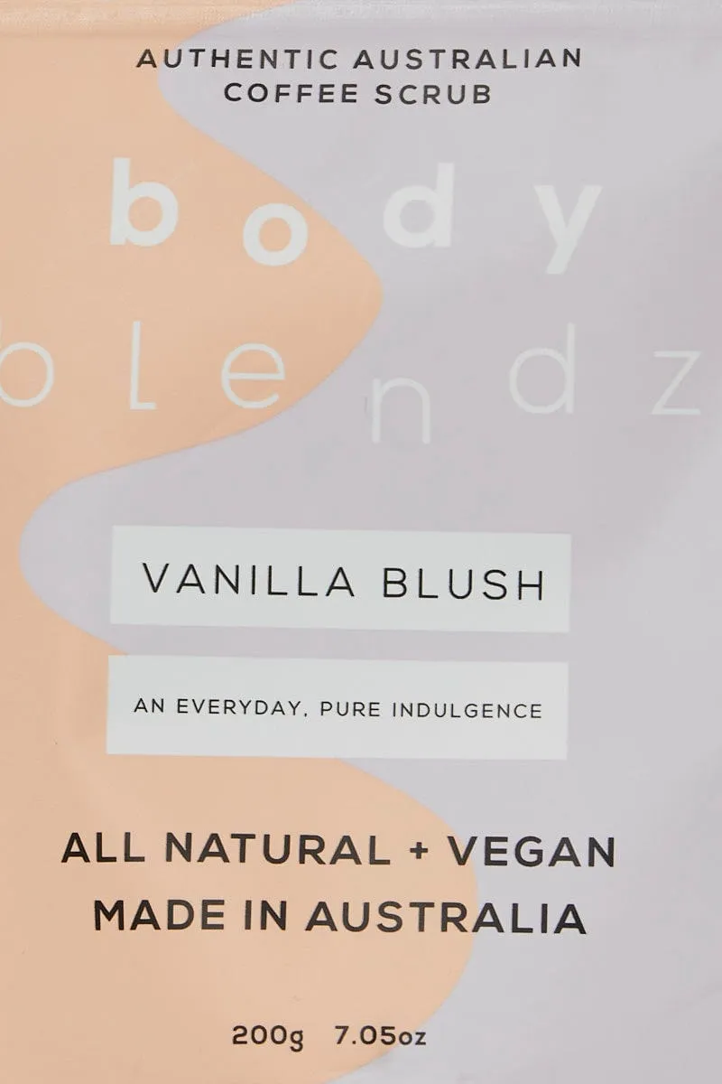 Multi Body Blendz Vanilla Blush Coffee Scrub 200G
