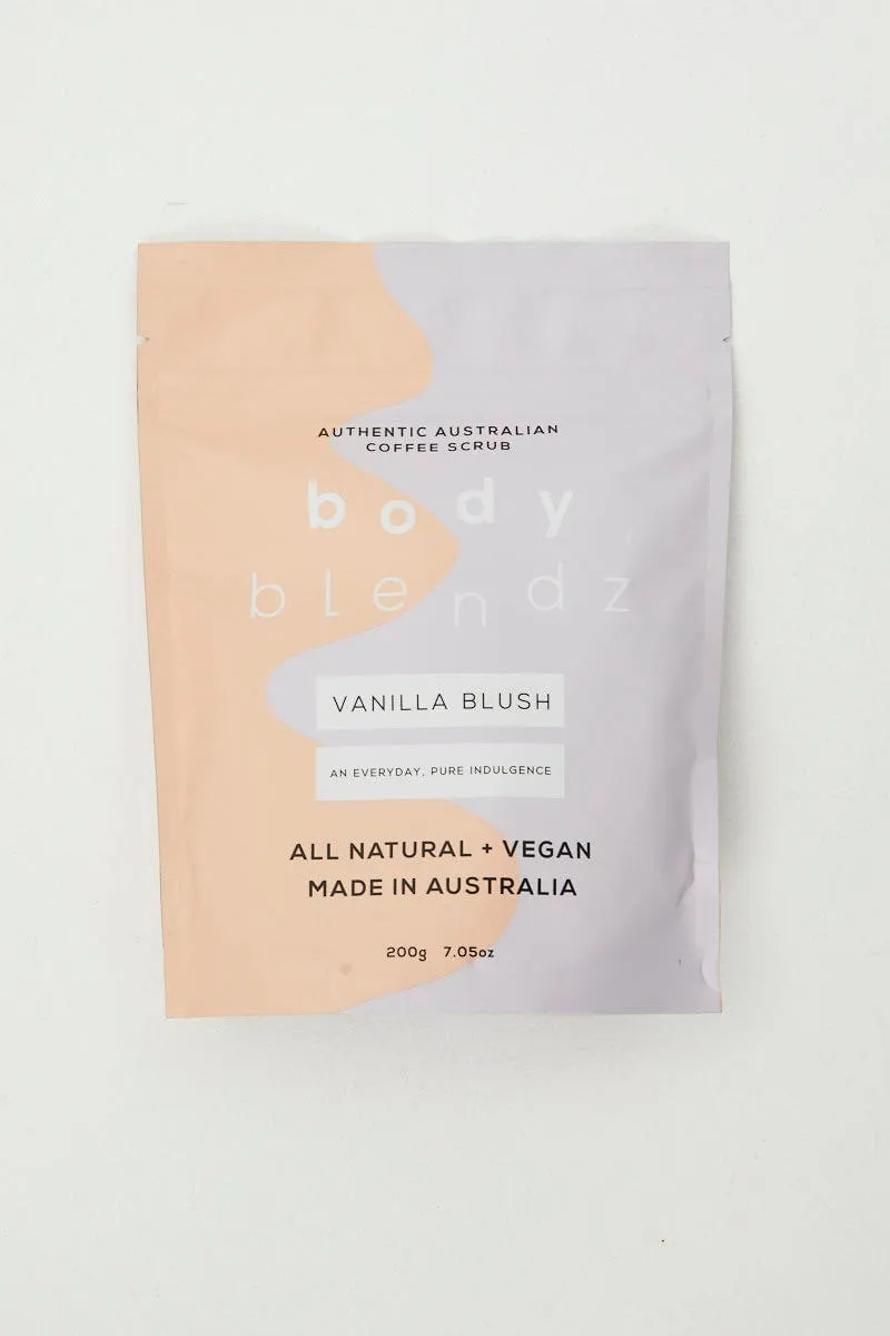 Multi Body Blendz Vanilla Blush Coffee Scrub 200G