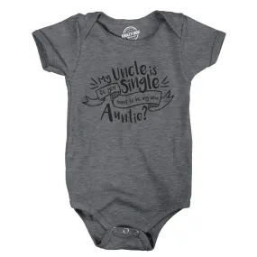 My Uncle Is Single Baby Bodysuit