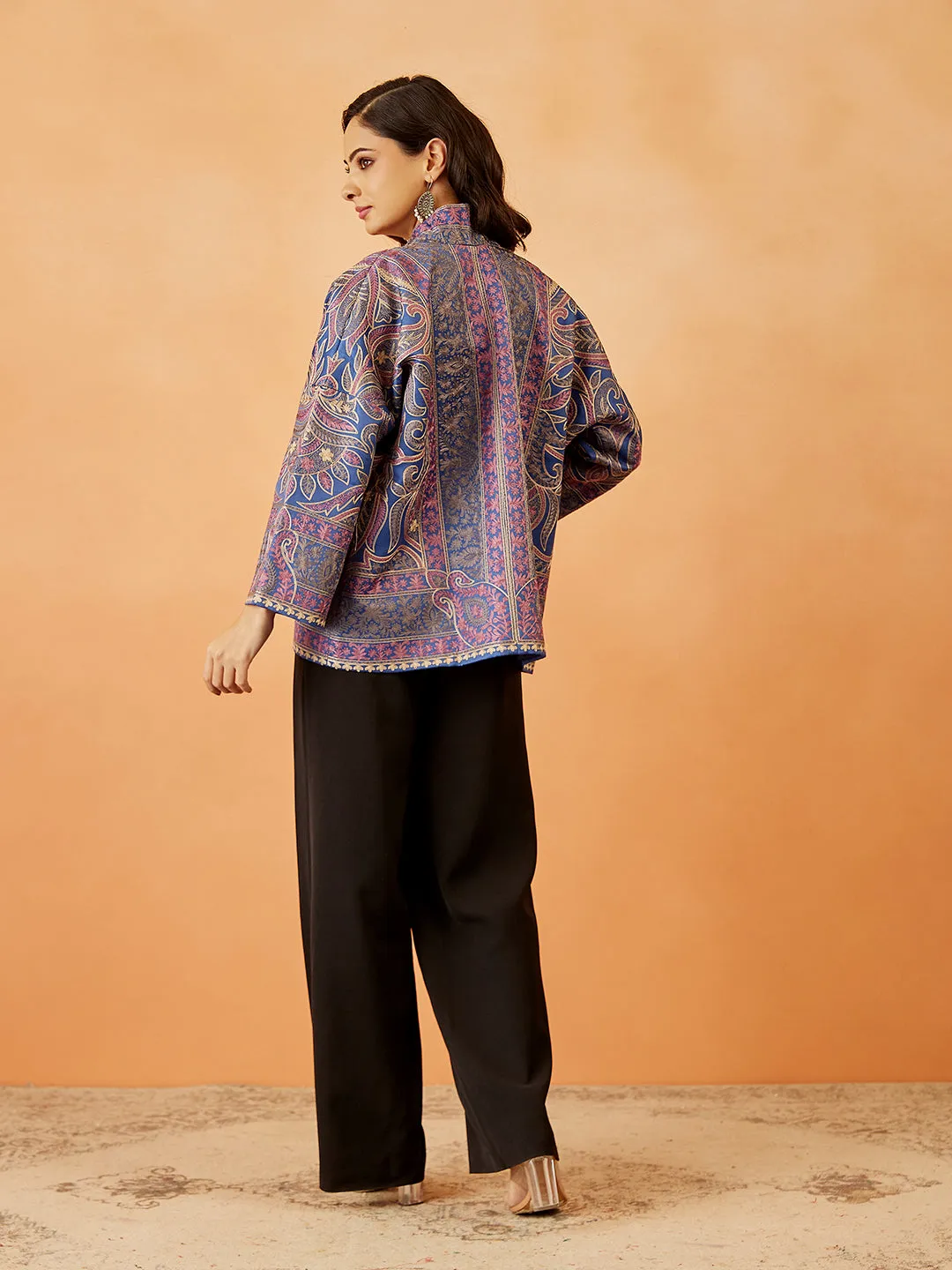 Nalki Embroidered Silk Jacket
