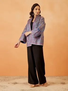 Nalki Embroidered Silk Jacket