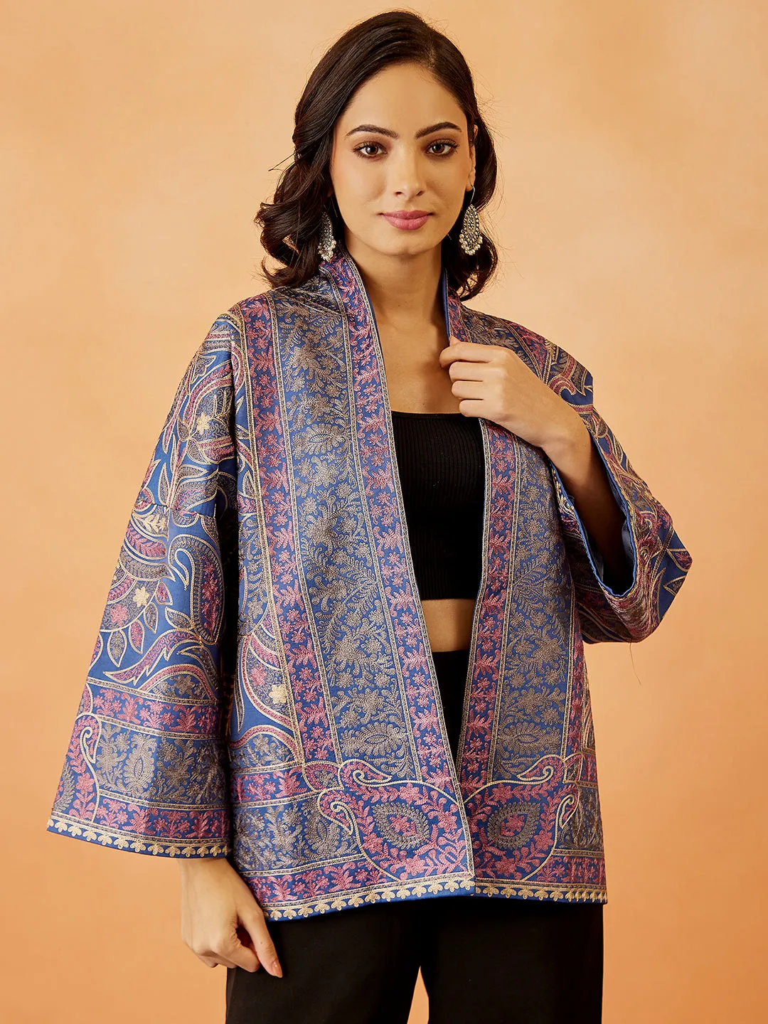 Nalki Embroidered Silk Jacket