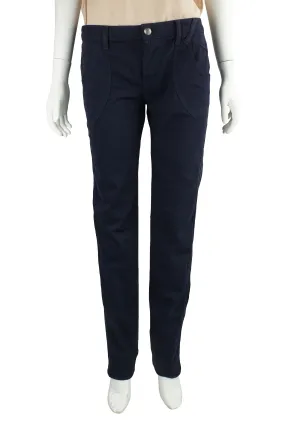 Navy skinny leg chinos