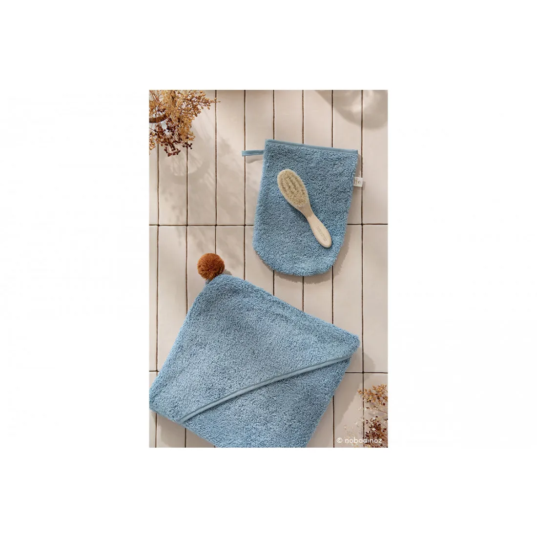 nobodinoz So Cute Baby Bath Set Blue