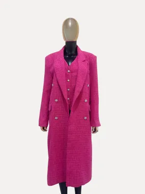 Overcoat 2pc Set Pink