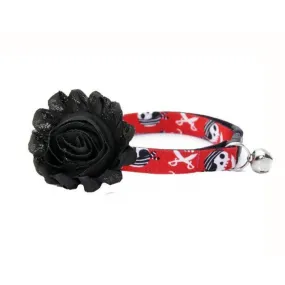 Pet Collar - Pirate Swashbuckler Skulls